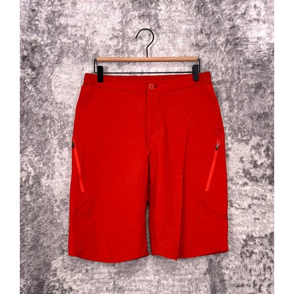 Patagonia Landfarer Bike Shorts 32 Mens Orange Cycling - Picture 1 of 8